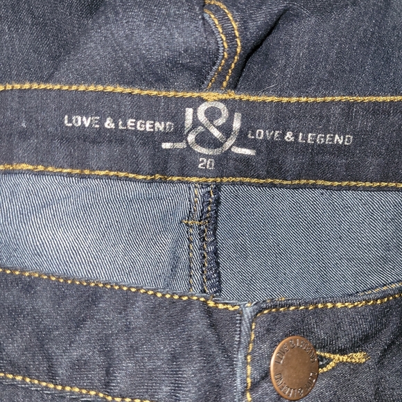 Love & Legend Dark Blue Women's Jeans 20 - Picture 2 of 3